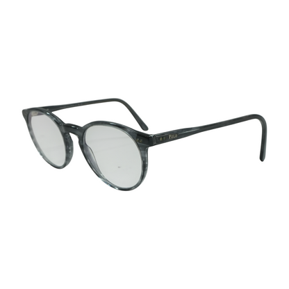 Charcoal Polo 2083 Round Prescription Eyewear