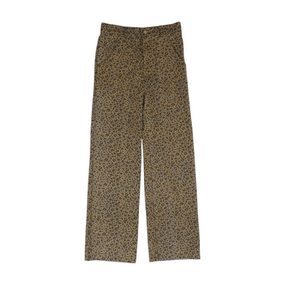 Brown Animal Print Jeans