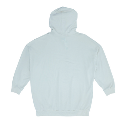 Beige Solid Hoodie Pullover