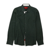 Green Print Long Sleeve Button Down