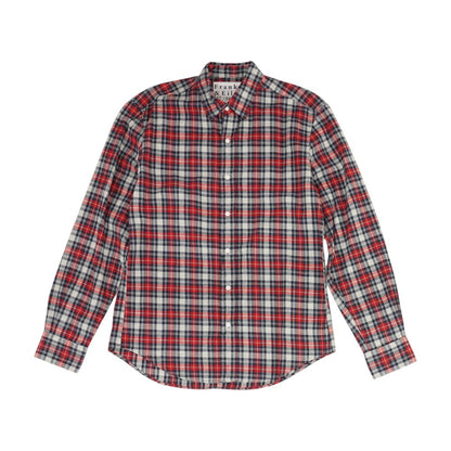 Red Plaid Flannel Button Down