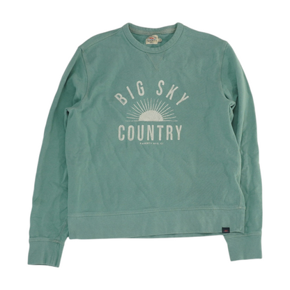 Green Solid Sweatshirt Pullover