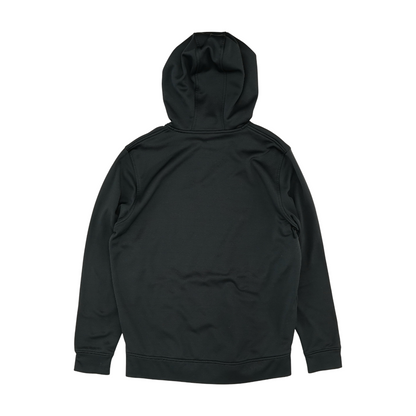 Black Solid Hoodie Pullover