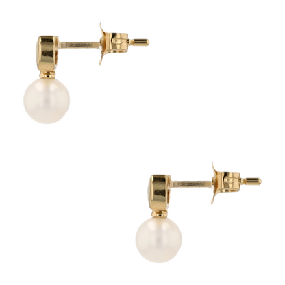 Sterling Silver Synthetic Sapphire Drop Earrings