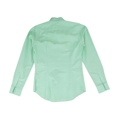 Green Button Down