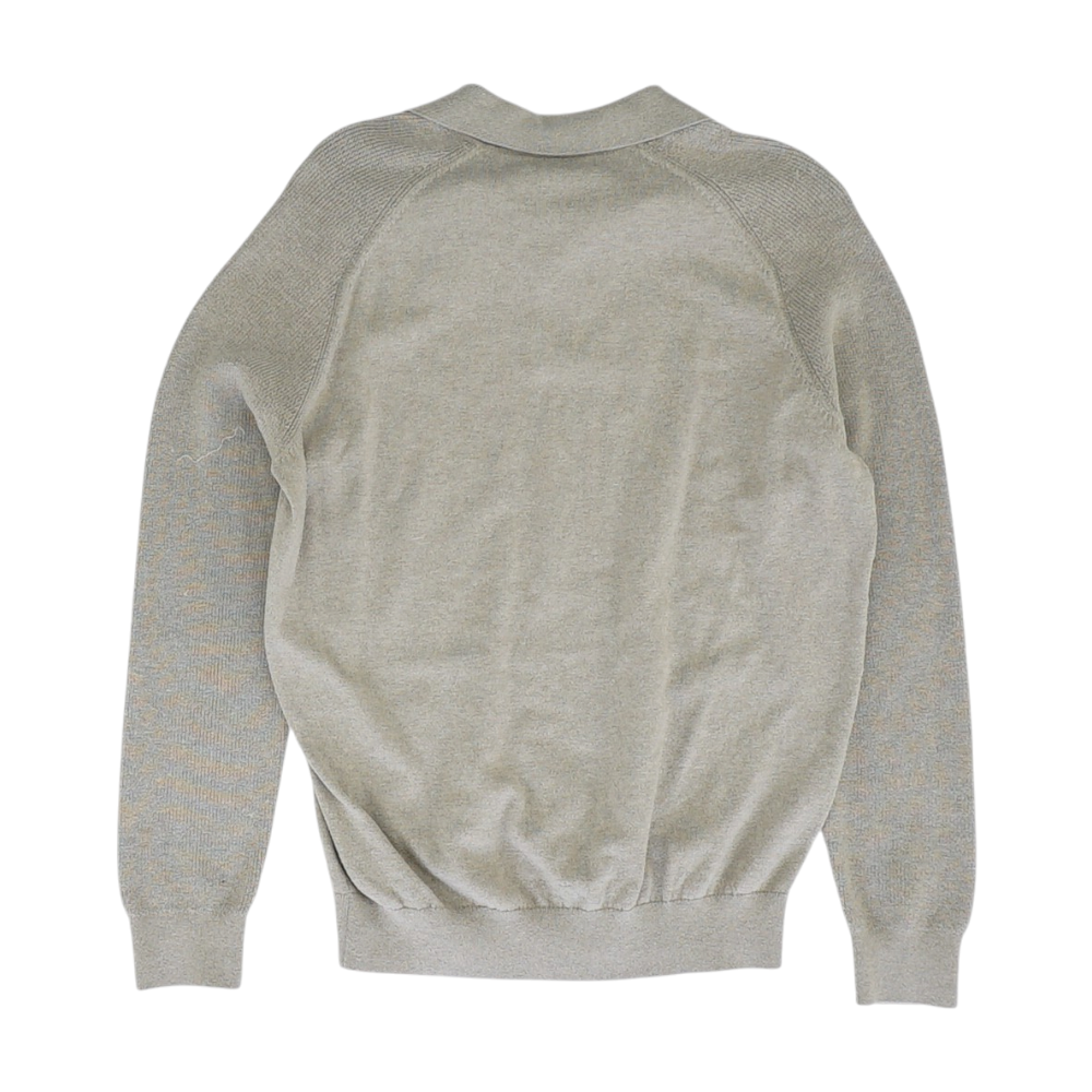 Beige Solid Pullover Sweater