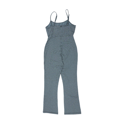 Black Check Jumpsuit