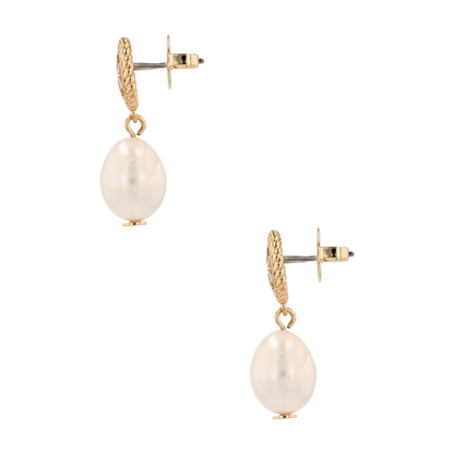 Costume Pearl Drop Earrings