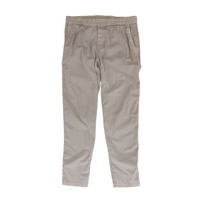Gray Solid Pants