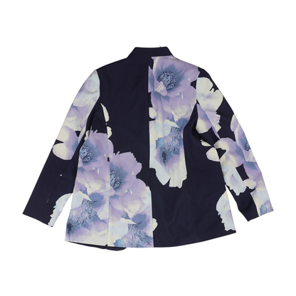 Navy Floral Blazer
