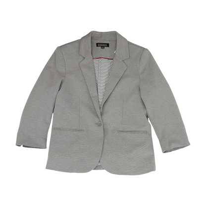 Gray Solid Blazer