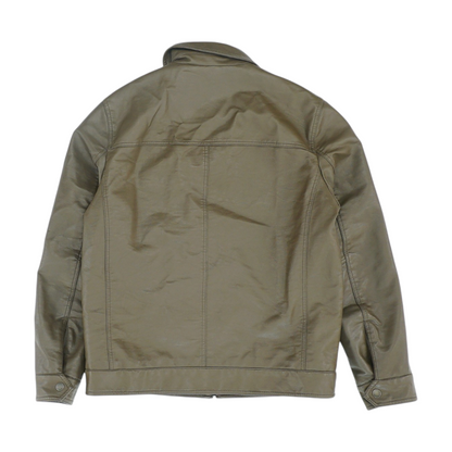 Brown Solid Jacket