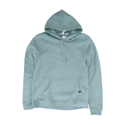 Green Solid Hoodie Pullover