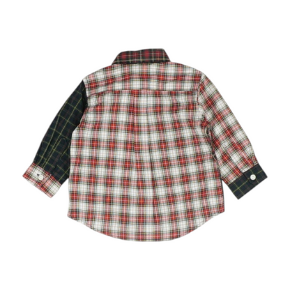 Red Plaid Long Sleeve Button Down