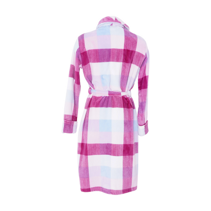 Pink Plaid Robe
