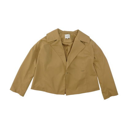Tan Solid Blazer