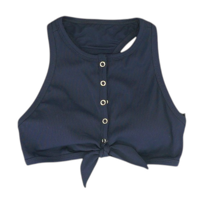 Navy Swim Top