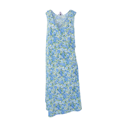 Blue Plus Floral Midi Dress