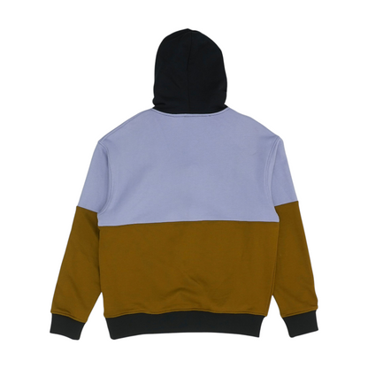 Brown Color Block 1/4 Zip Pullover