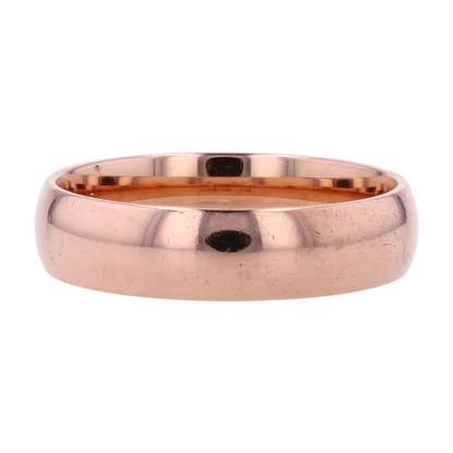 10K Rose Gold Band Ring