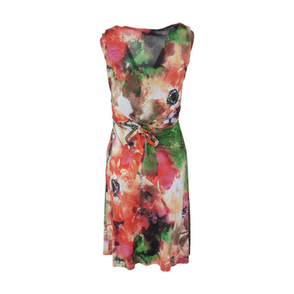Multi Floral Midi Dress