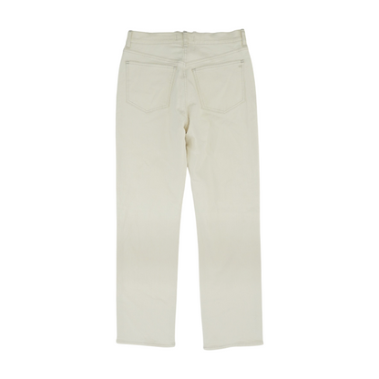 Beige Straight Jeans
