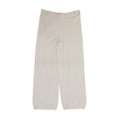 Beige Solid Pajama Bottom