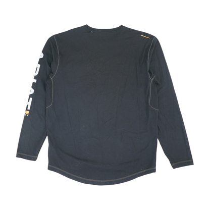 Black Solid Active T-Shirt