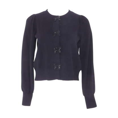 Black Cardigan Sweater