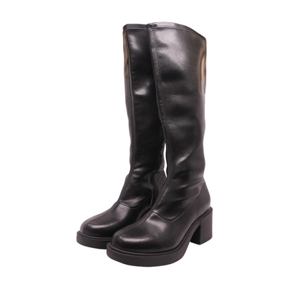 Black Knee-High Boots
