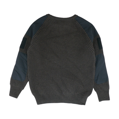 Brown Solid Pullover Sweater