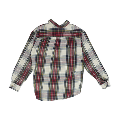 Red Plaid Long Sleeve Button Down