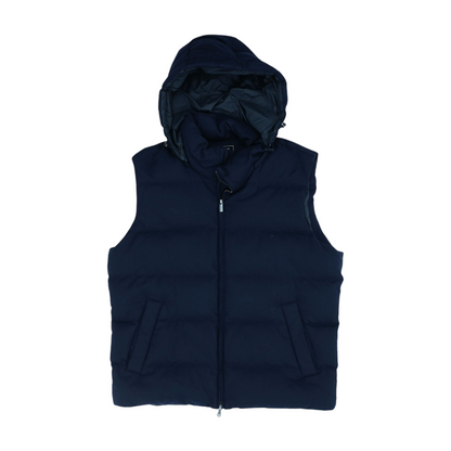 Navy Solid Active Vest