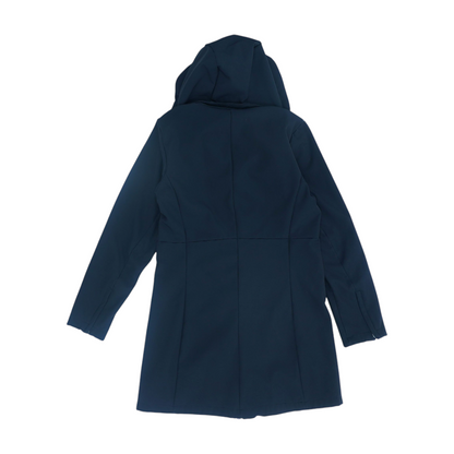 Black Solid Rain Jacket