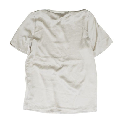 Beige Solid T-Shirt