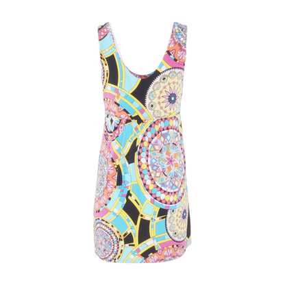 Multi Abstract Mini Dress