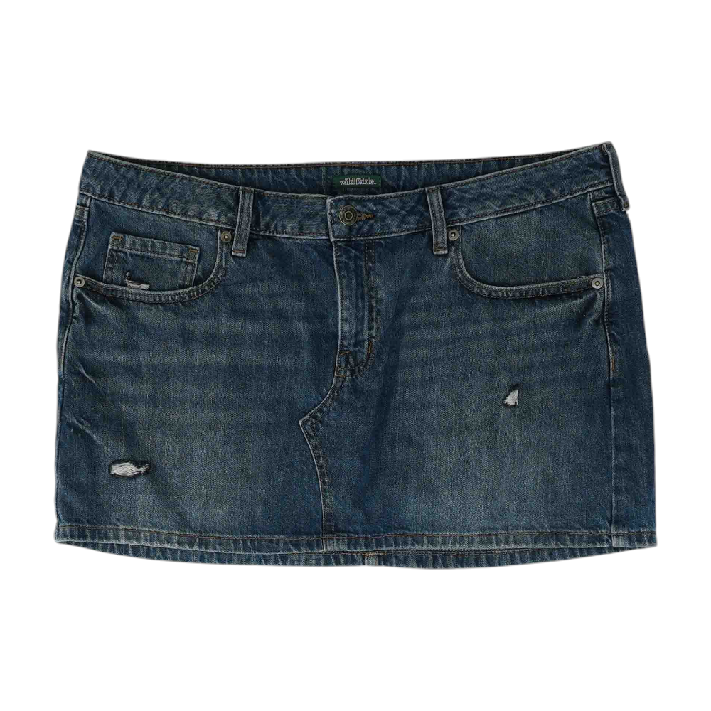 Blue Mini Skirt