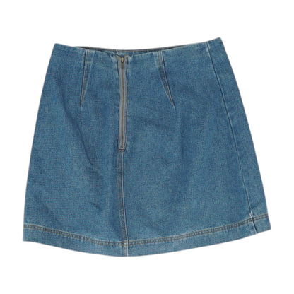 Blue Mini Skirt