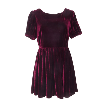 Maroon Mini Dress