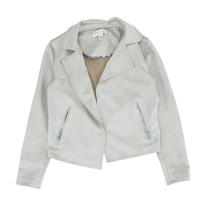 Beige Solid Jacket