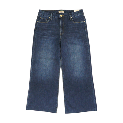 Navy Wide Leg Jeans