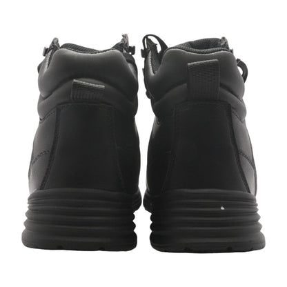 Steel Toe Grip Fangs Black High Top Athletic Shoes