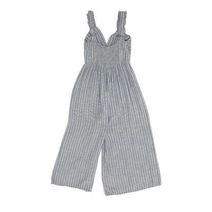 Blue Striped Jumpsuit