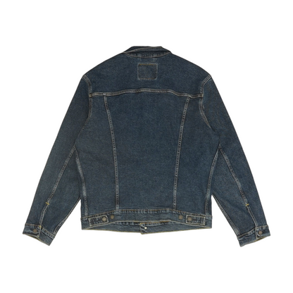Blue Tall Solid Denim Jacket