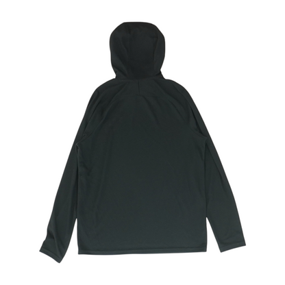 Black Solid Hoodie Pullover