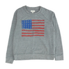 Gray Petite Solid Sweatshirt Pullover