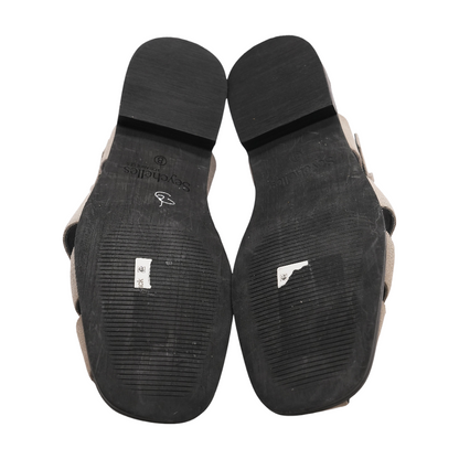Gray Flat Sandals