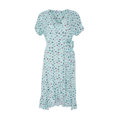Green Floral Midi Dress