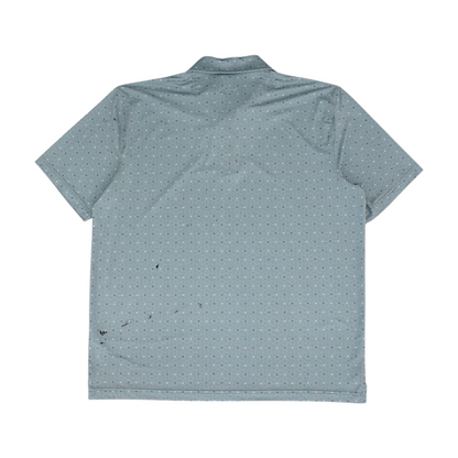 Blue Print Short Sleeve Polo