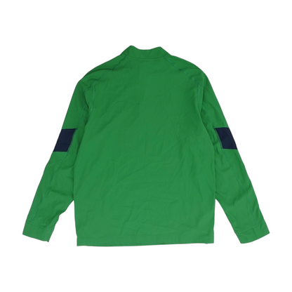 Green Solid 1/4 Zip Pullover